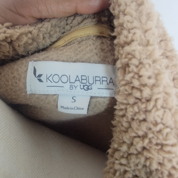 Koolaburra by UGG | Brushed Back Sherpa Pullover | Amphora Tan | Small - Picture 6 of 9
